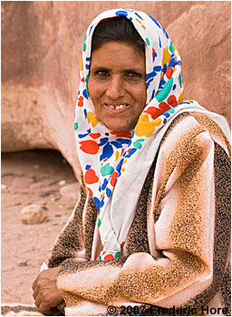 Bedouin mother of 10 children