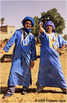 Friendly Berber guides, Merzouga