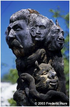 Carved by Jurij Panov, Bol Shaya Rechka, Siberia